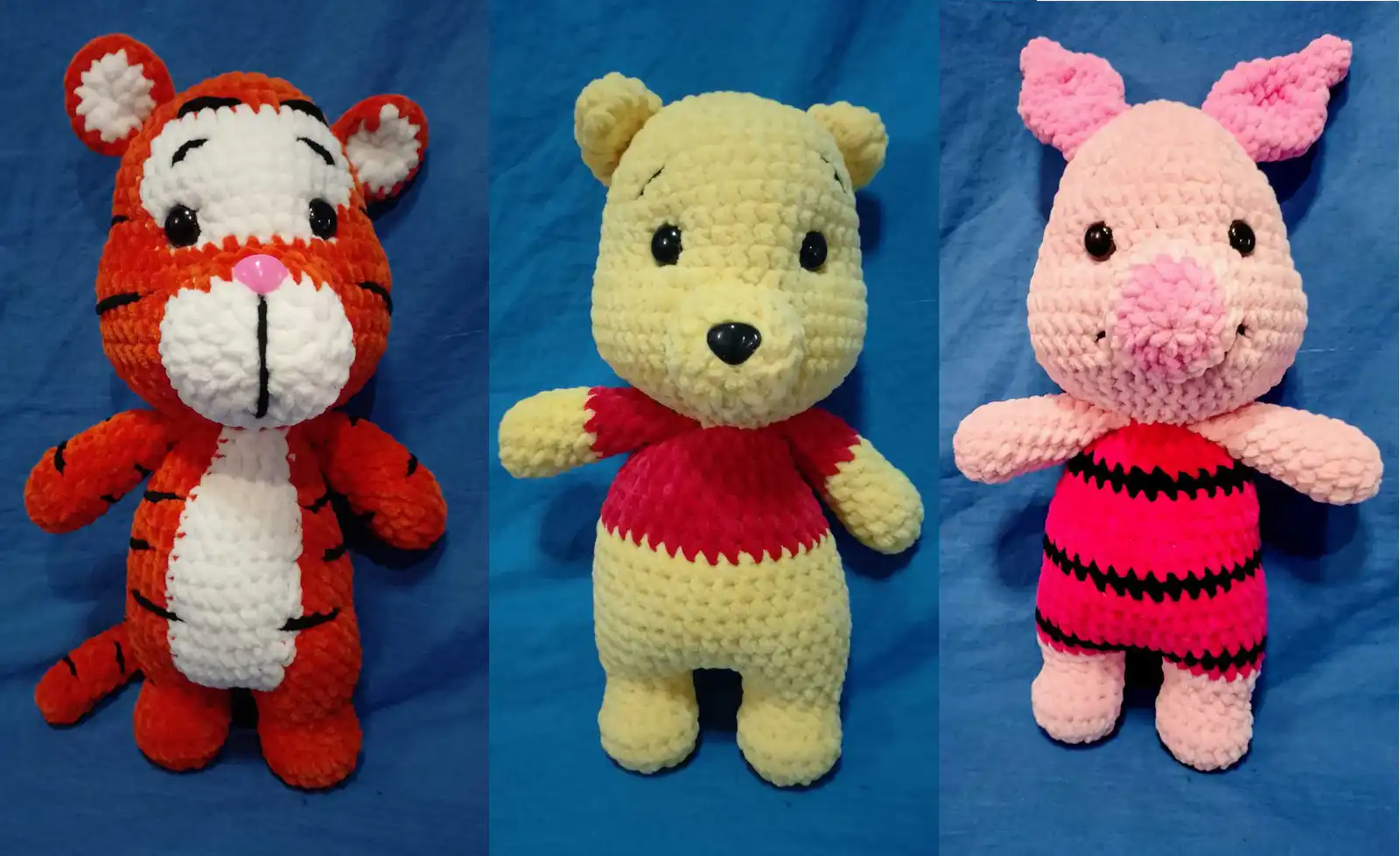Handcrafted Crochet Trio by Lisa Forde